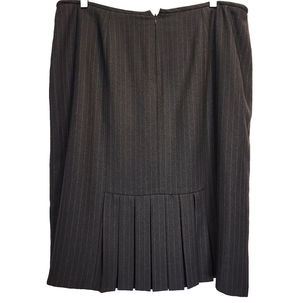 Tahari Pinstripe 3-Piece Suit‎ Set Gray Pink Professional Business Attire - Picture 15 of 16